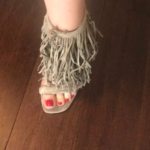 Steve Madden fringe heel
